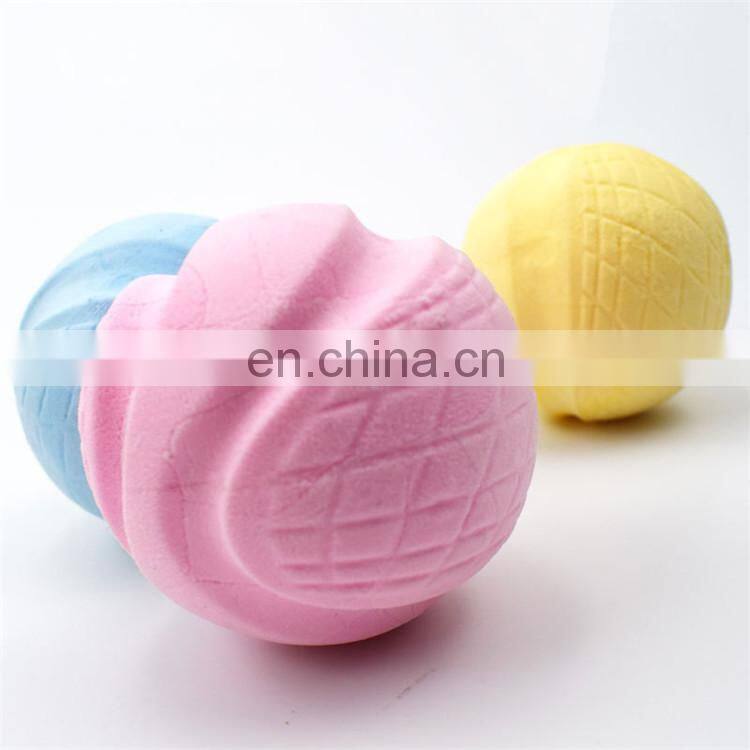 Teeth cleaning foam tennis puppy dog tpr toy ball tpr pet toy
