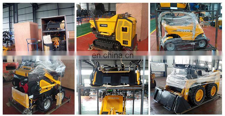 garden machine mini loader skid steer with snow plow attachment sbest price snow blower