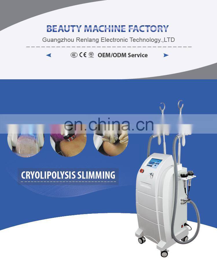 Factory price cryo 21 machine with double chin removal handles