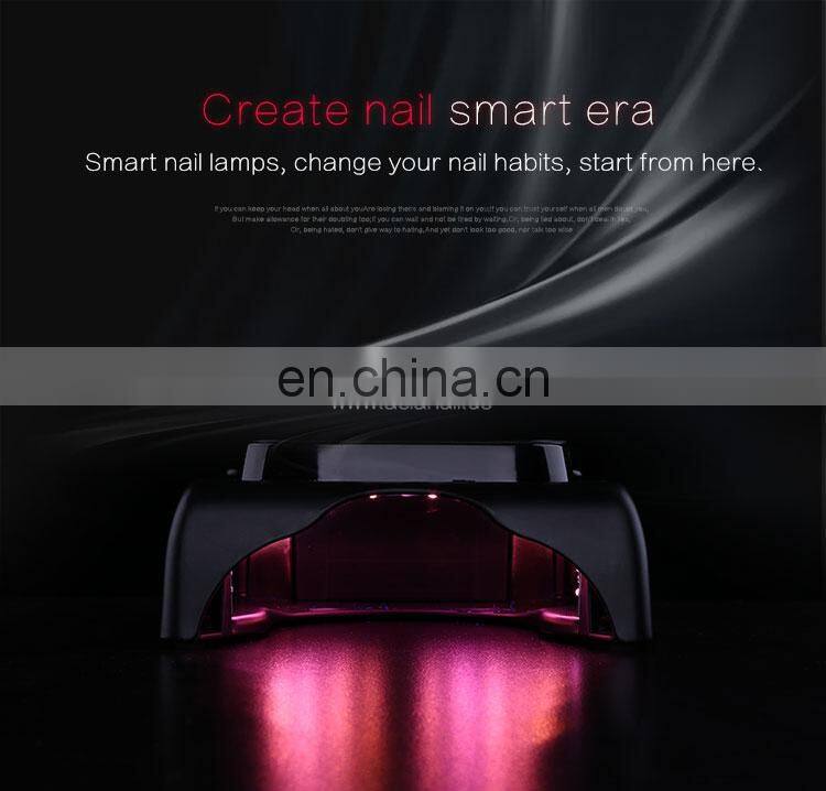 electric 60w nail lamp uv led nail lamp with smart timer nail dryer machine