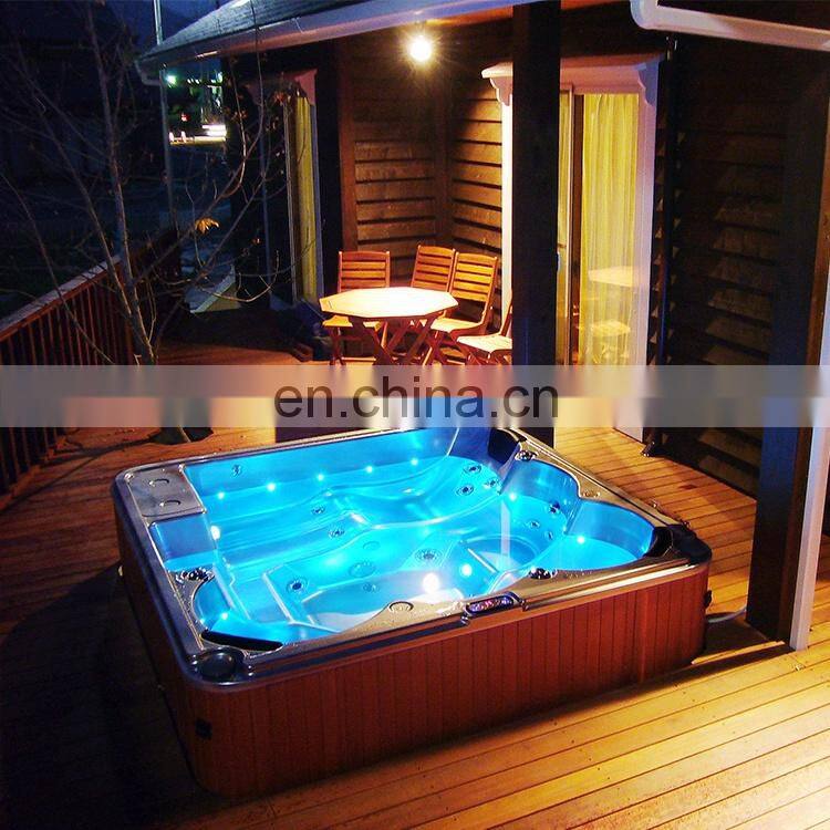 2020 new product Deluxe SG Control System USA imported Acrylic Shell Hot Tub Outdoor Swim SPA with Jacuzzier/ Party massage Bath