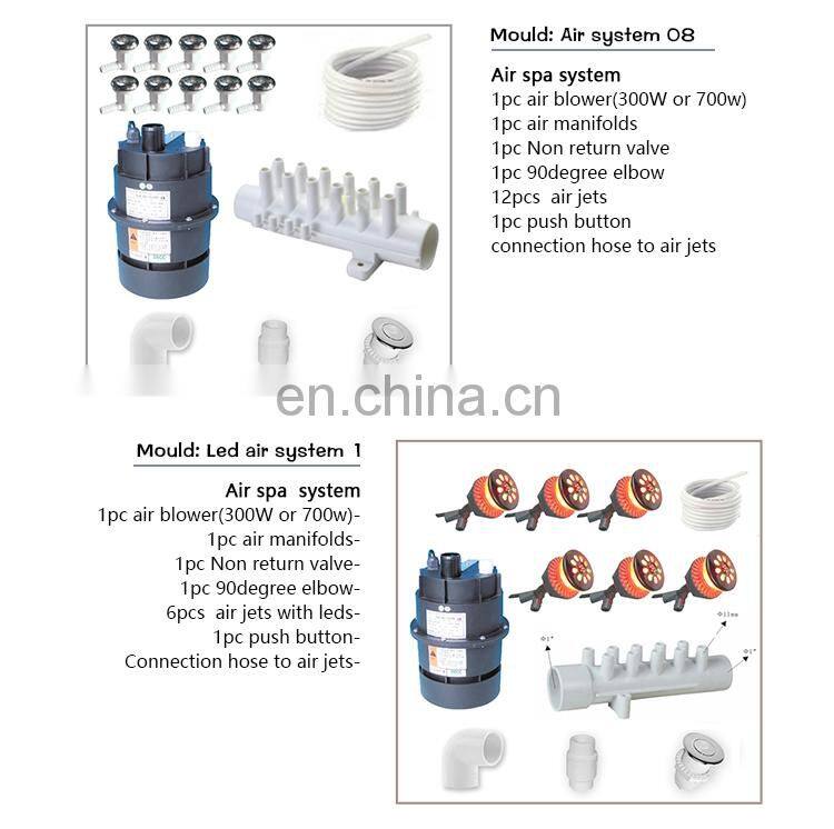 Whirlpool Air Bubble Jet Bathtub Air Jet Bubble Jet System