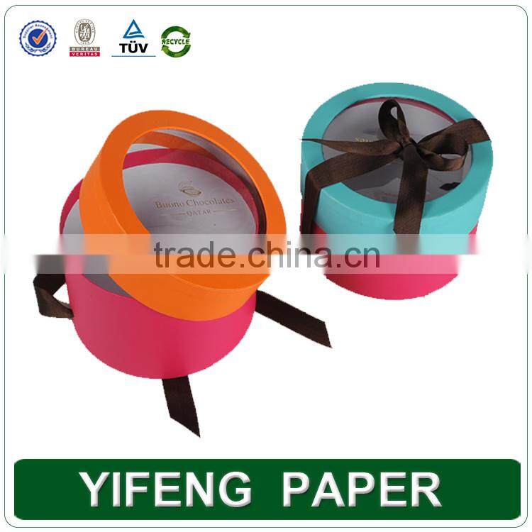 custom cardboard paper PVC window small product packaging box