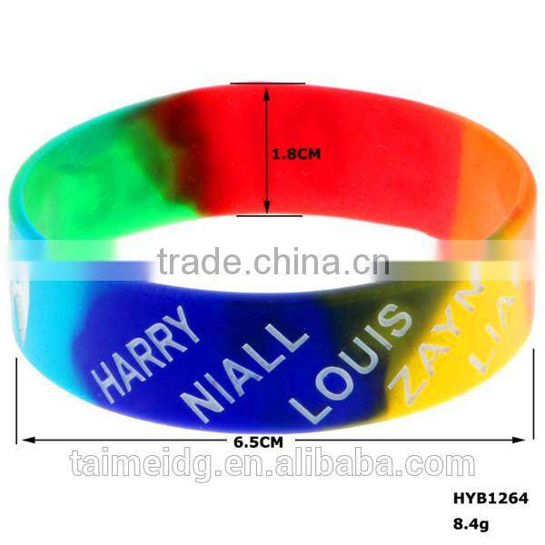 Fashion design bigger silicone band