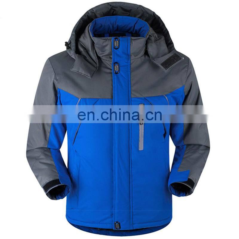 Men Winter Thick Velvet Windproof Down Coat High Quality Male Waterproof Jacket