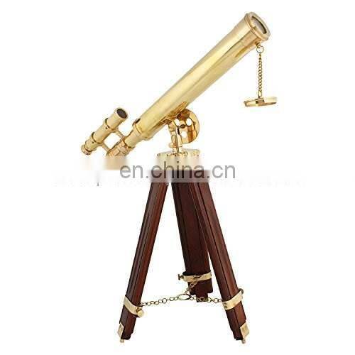 brass nautical large telescope