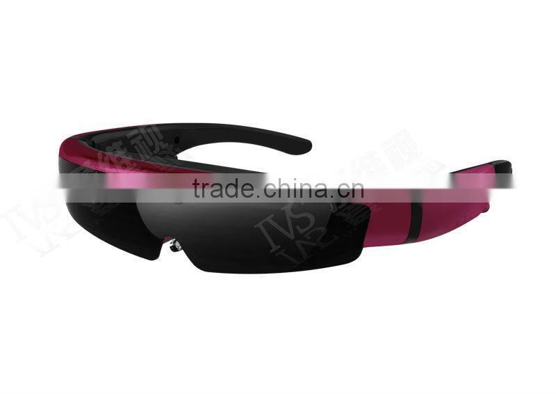 2013 New top quality 98" 3d augmented reality glasses WVGA 16:9 goggles, IVS-1