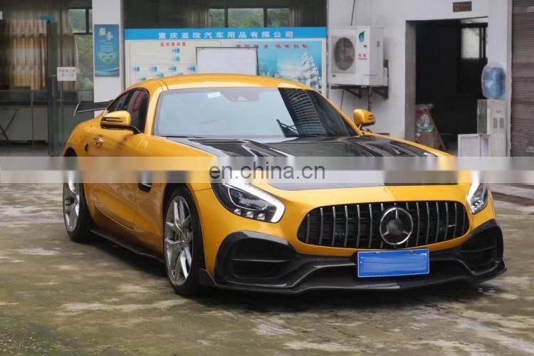 Runde Carbon Fiber Or Resin Material For Mercedes-Benz AMG GT GTC GTS IMP-Performance Style Hood Engine Bonnet Hood Cover