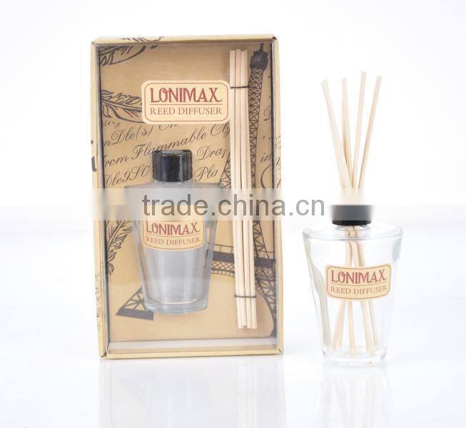 Aroma reed diffuser/ 60ml reed diffuser with rattan sticks/ good quality package