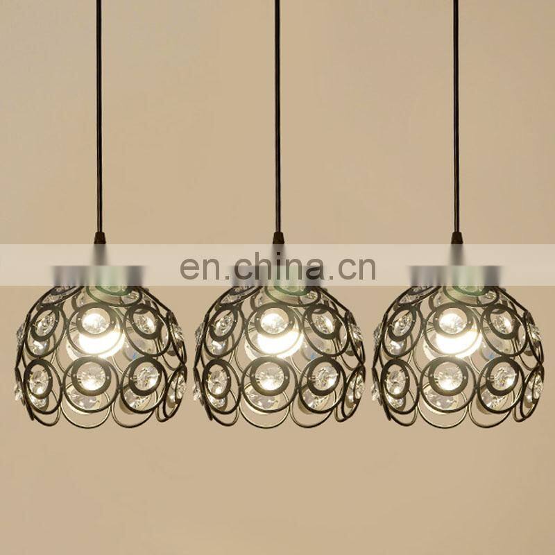 Retro loft industrial iron hanging lights E27 110V 220V LED black pendant lamps for kitchen living room bedroom aisle restaurant