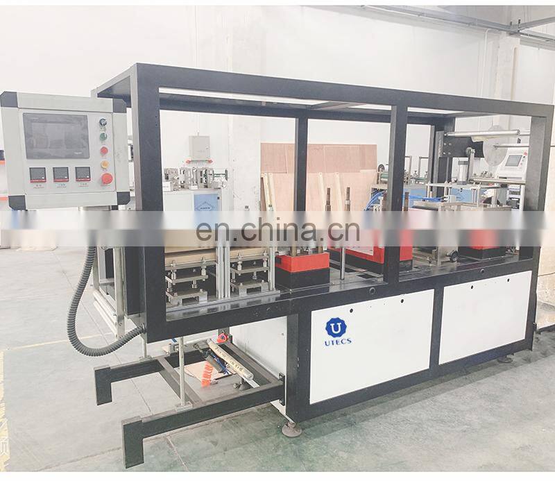 PCL450 Automatic 8 12 16 ounce lunch box Plastic cover lid cap Thermoforming Machine, hot tumbler drinkware making equipment