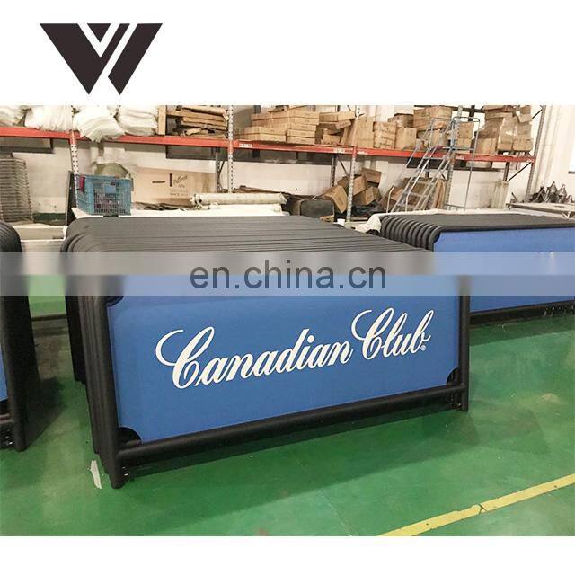 Portable Wind Breaker Advertising barrier crowd control stand