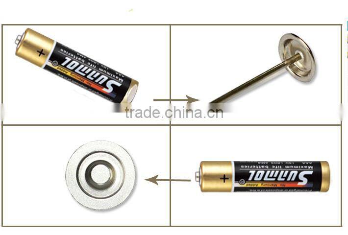 Aluninium foil jacket LR03 aaa alkaline battery