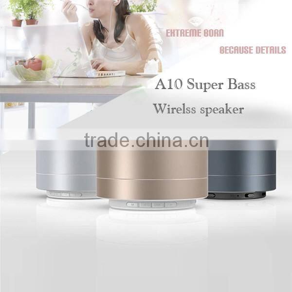 High Quality Custom Design A10 Portable Mini Speaker,Rohs Speaker,Portable Speaker Bluetooth