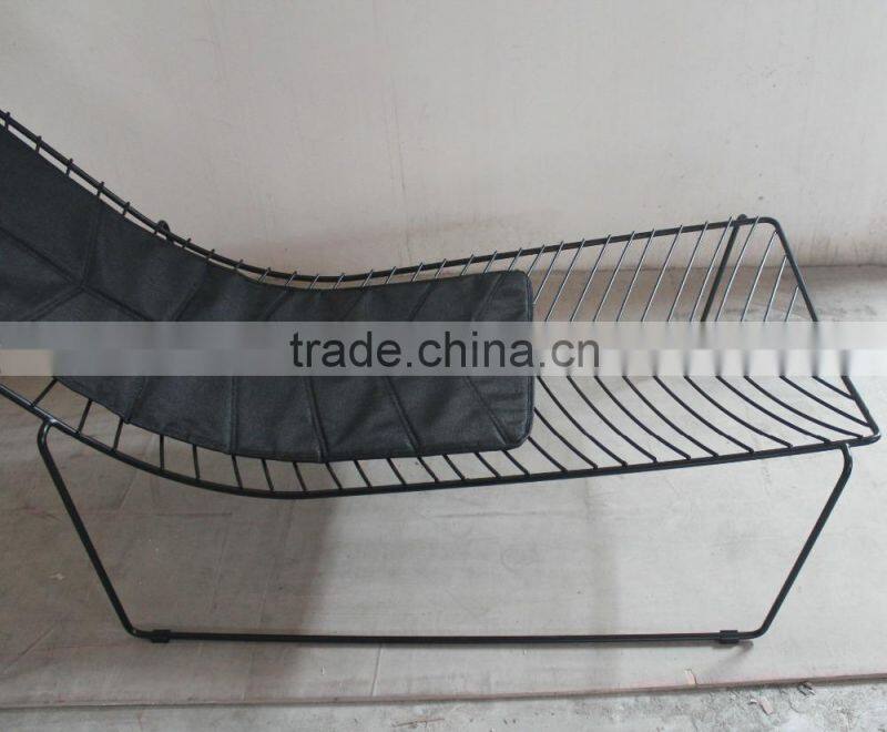 Summer outdoor furniture singel Alper leaf metal daybed