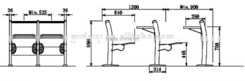 Lecture Hall Chair/School chairs/School desk&chair