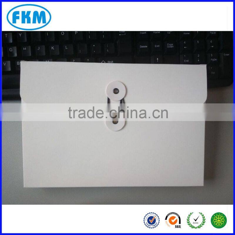 envelope box with string button close