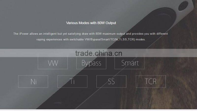 CACUQ Stock offer! Authentic eleaf new vapor mod 5000mah ipower kit