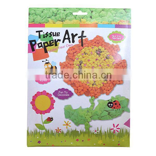 2015 Popular Tissue Paper Art- Princess Kit, DIY Paper Craft