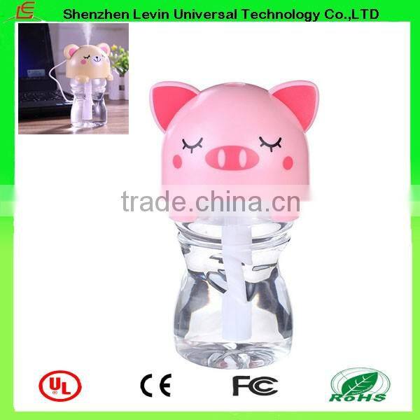 Factory Wholesale Hot sale Bottle USB Cartoon Humidifier