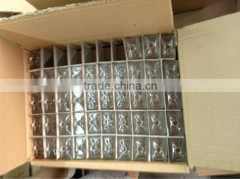 tinplate clear glass food container 4oz