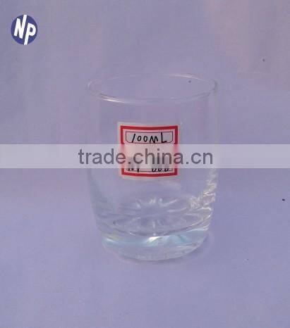 100ml popular bar used transparent pint glass drinking cups