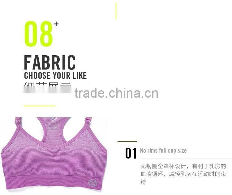 Sublimation Sexy Sports Bra Wholesale Custom Yoga bra for girls