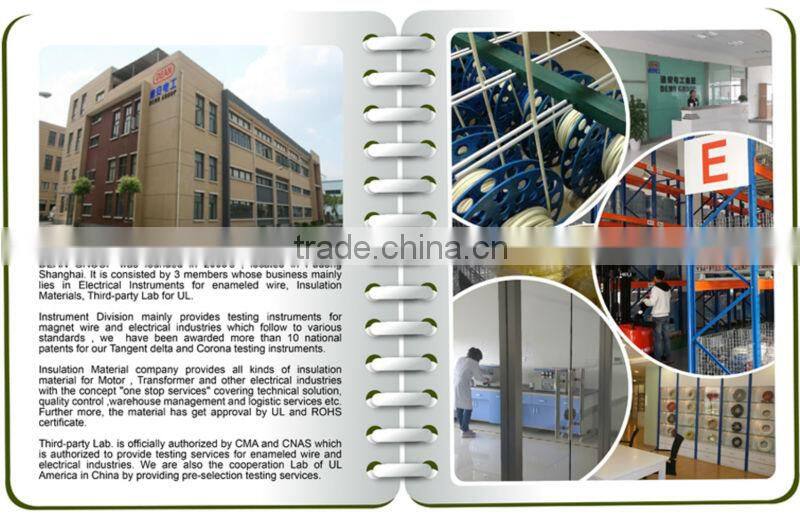 Antiflaming heat treated fiberglass sleeving wire protection high T