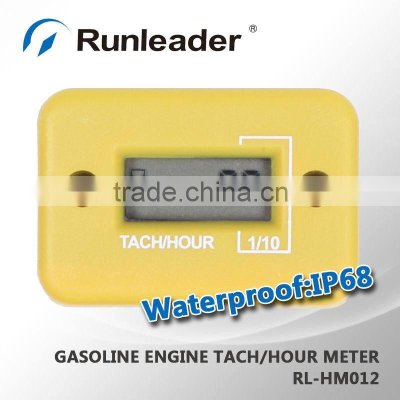 inductive Motorcycle Hour Meter Tachometer for Yamaha,Hongda,Tractor,waterproof