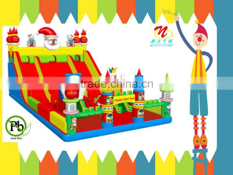 0.55mm high quality pvc kids inflatable fun city inflatable game zone