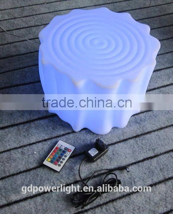 New PE plastic Stool with LED light & remote control YXF-3320
