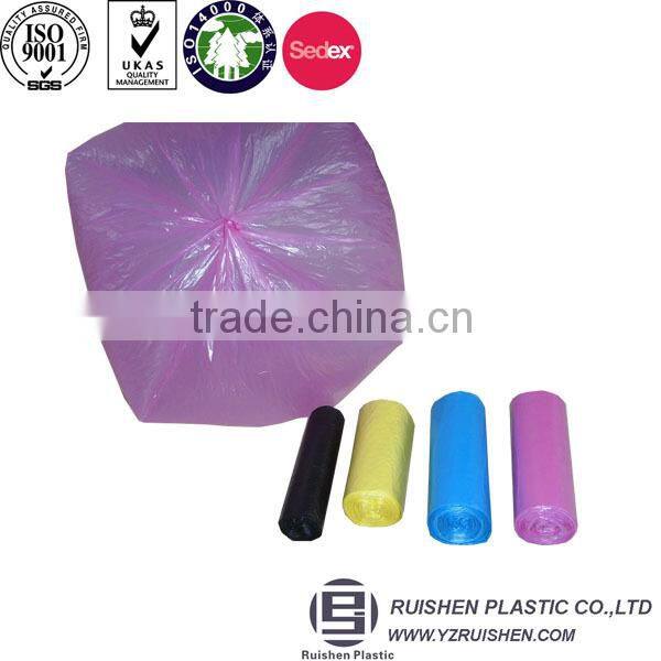 Transparent Customer Printed Logo Vest Rolling Packing Bags