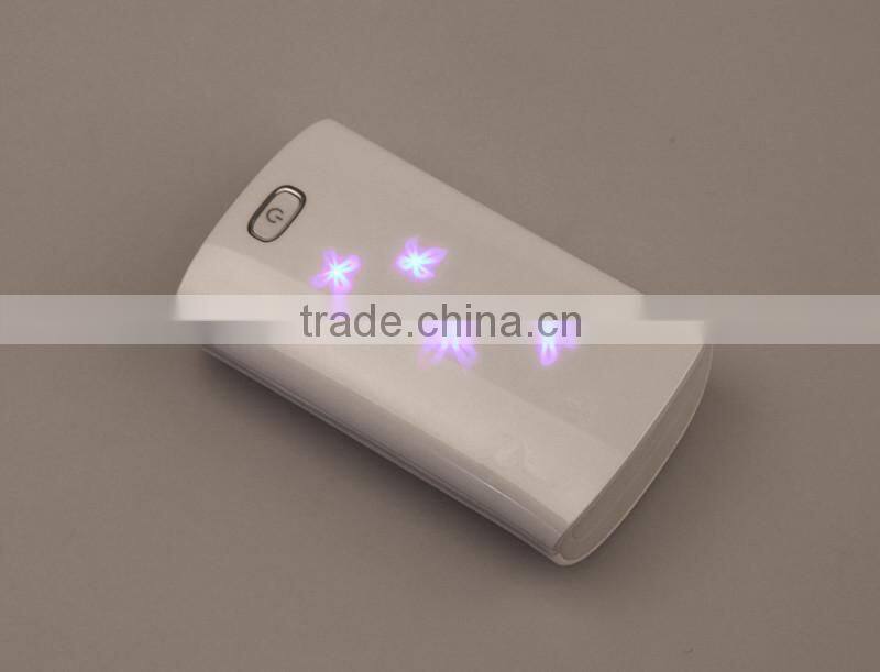 Low price with charging line inside beauty battery charger 5600mah