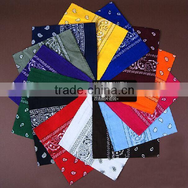 Fashion Stock Paisley Square Polyester Bandana