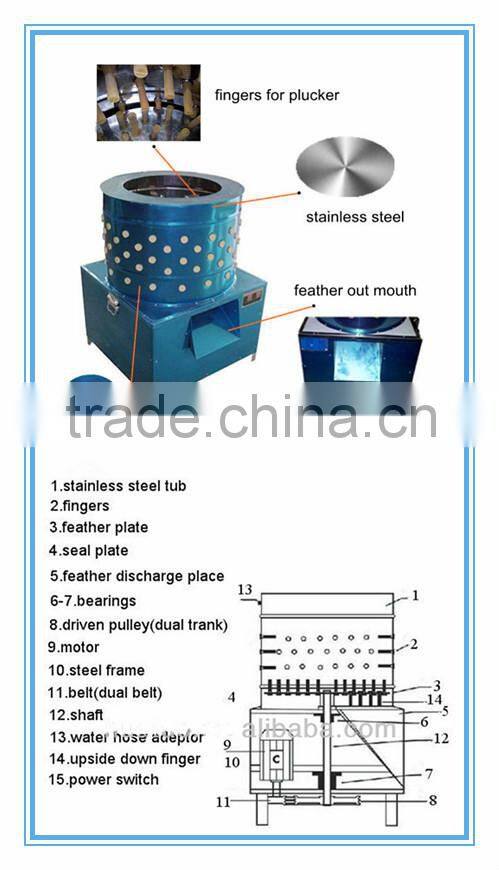 chicken feet peeling line/chicken farming