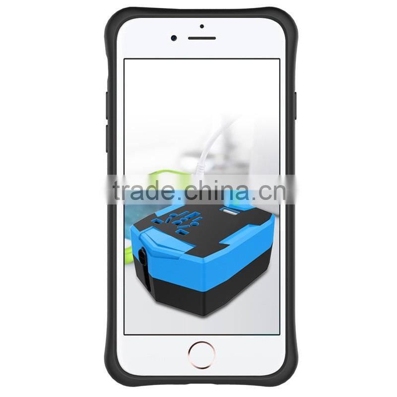 Battle armor air bag anti fall support phone case for iphone 7/7 plus