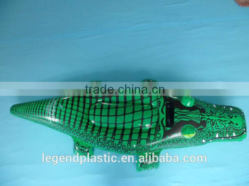 Inflatable crocodile floating rider