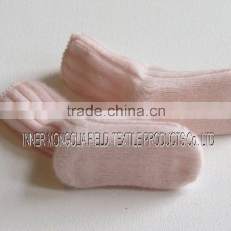 Cashmere Baby Cables Bootie Socks