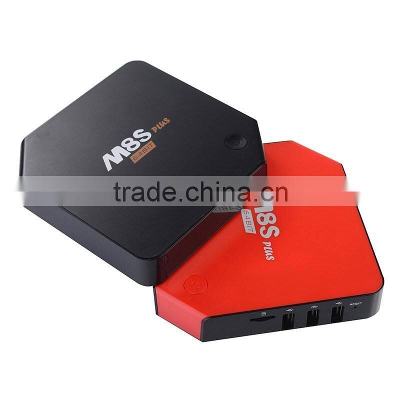 Vensmile M8S Plus Smart TV Box with 2GB 16GB Storage Kodi Streaming TV Box support Android 5.1 TV Box M8S Plus