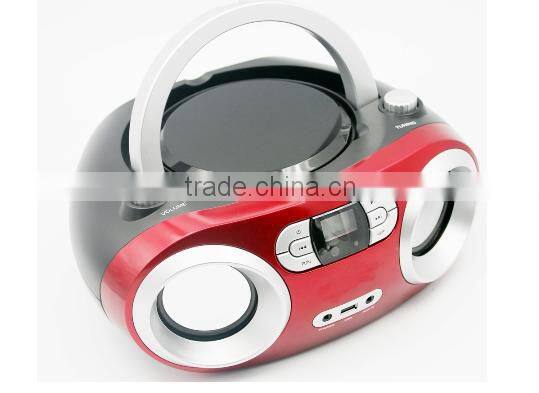 portable boombox CD player support bluetooth usb