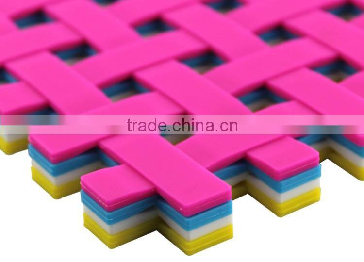 2016 Hot Selling Silicone Table mat/Placemat/Kitchen Retiform Table Pad