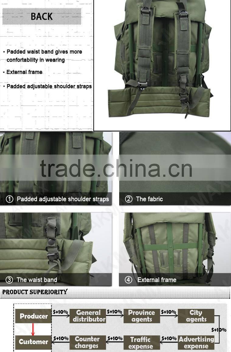 outdoor hiking bag combat backpack mountaineering bag