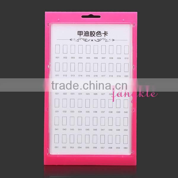 nail tips display for nail polish gel polish 60colors