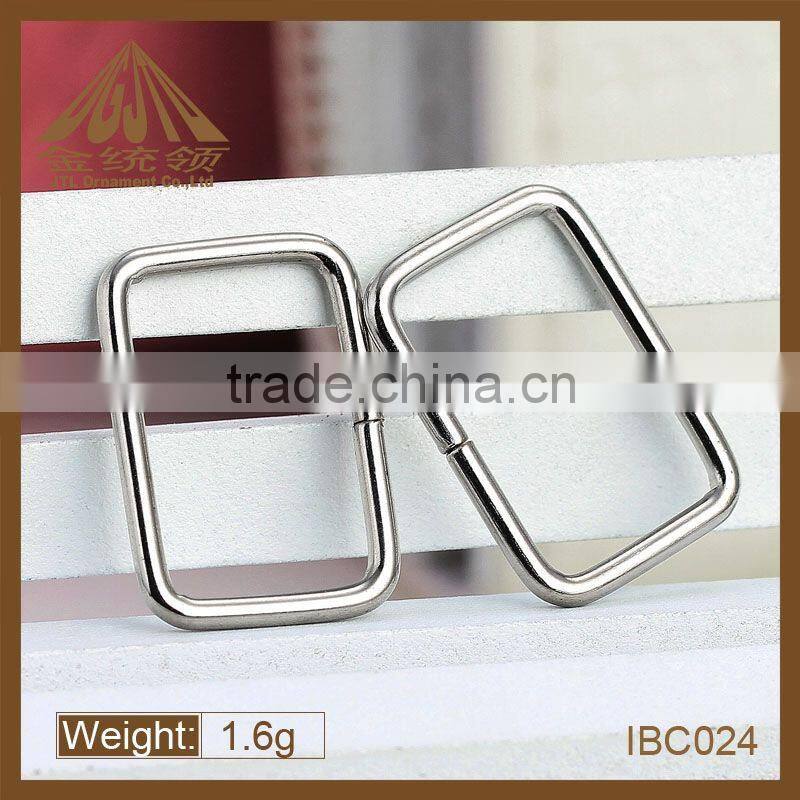 Fashion mini iron square keychain ring