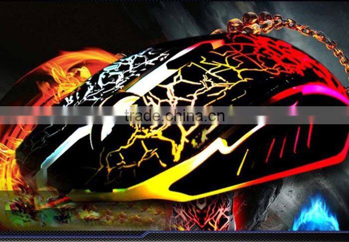 2015 Hot Selling 2400DPI Optical Adjustable 6D Button Wired Gaming Game Mice Mouse for Laptop PC