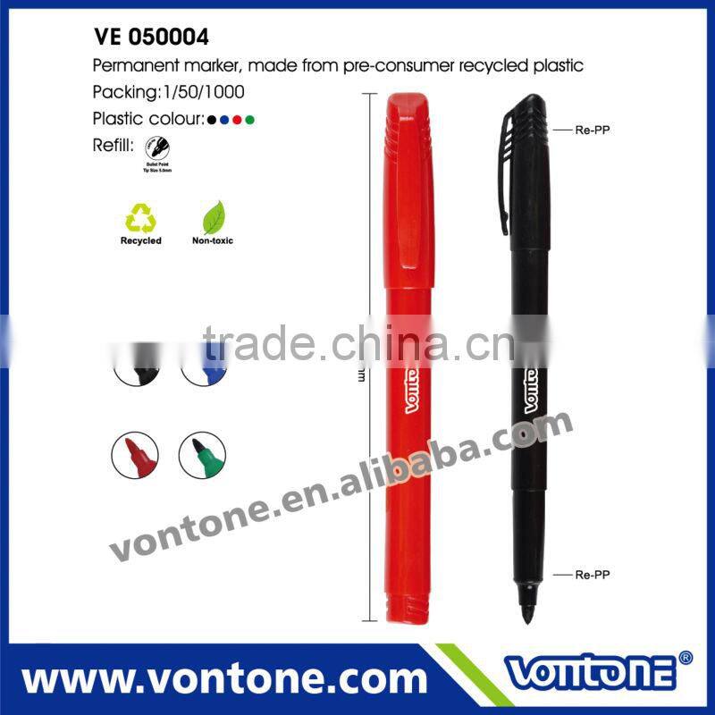 permanent marker recycled marker re-pp marker popular marker