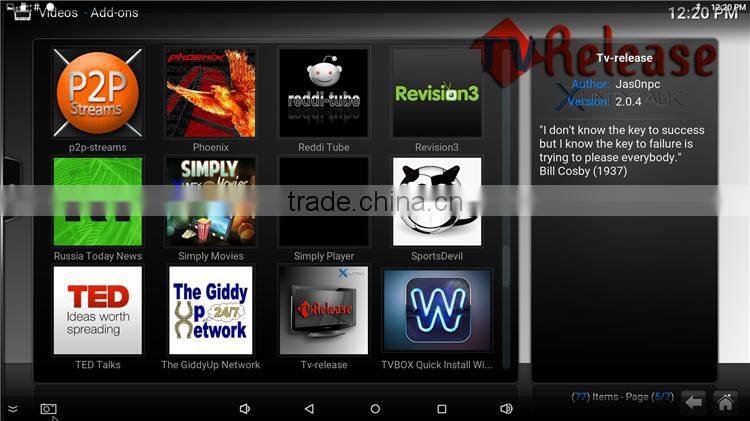 M8R Octa Core RK3368 CPU built Dual WIFI and BT4.0 Android 5.1 Lollipop Smart TV BOX