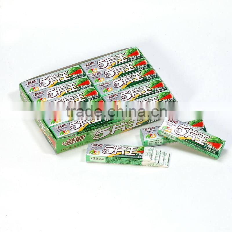 fruit watermelon 5 stick chewing gum