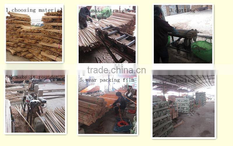 Natural 2.2x120cm wooden broom bar mops