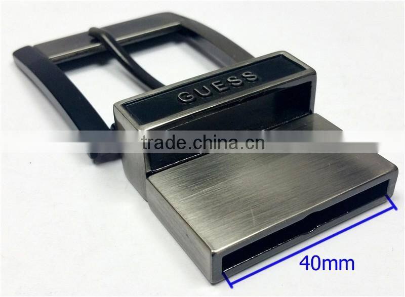 Zinc alloy gold initial belt buckles